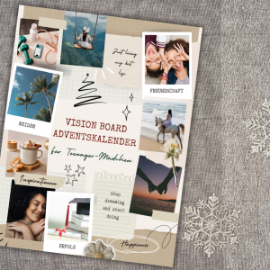 Vision Board Adventskalender für Teenager Mädchen